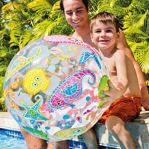 Useful Inflatable Floating Bouncing Ball Beach Pool Party Favor Kids Water Toy 