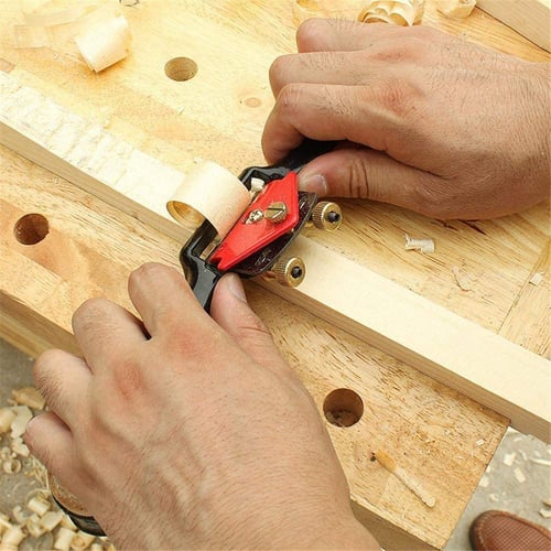 Woodworking Adjustable Spokeshave Woodworking Planer Woodworking Trimming Ttools Adjustable Spokeshave with Flat Base 2pcs