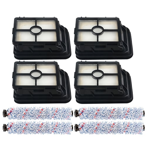 6pc Replacement Filter Brush Roll Kit For Bissell Crosswave 1866 1785 2306 1868 