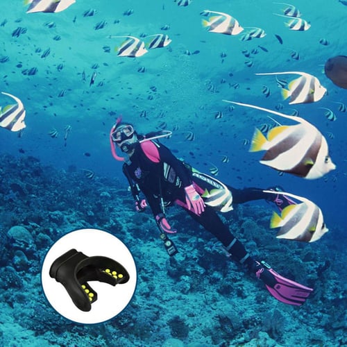 Scuba Diving Special Design Silicone Mouthpiece Regulator Snorkel Clear 