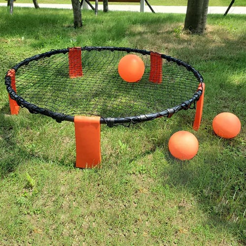 Spike Game Trampoline Ball Game Set for Activity Indoor Outdoor Backyard 