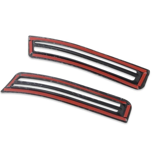 Fit For Kia K3 Forte 2019-2021 ABS Red Dashboard Upper Air Outlet Vent Trim 2PCS