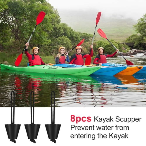 1-10Pcs Silicone Kayak Scupper Plug Kit Canoe Drain Holes Stopper Bung Accessory 