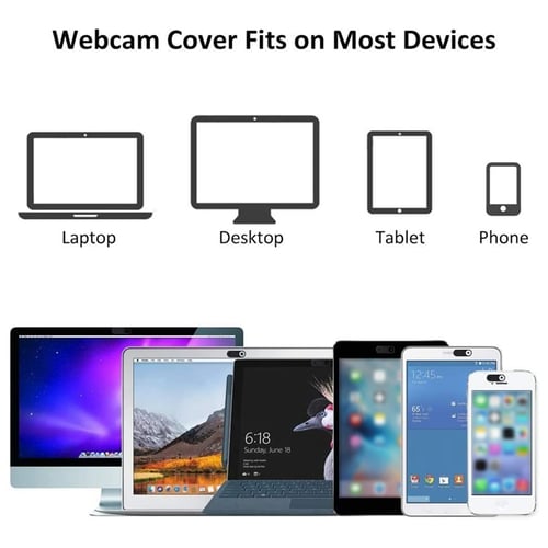 3/6x Webcam cover Ultra-Thin Web Camera Cover for Macbook Pro Phone Webcam cover
