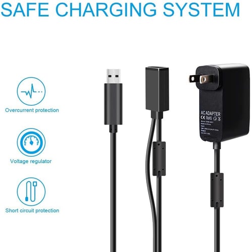 USB AC Adapter for Xbox 360 Kinect Sensor, Power Supply for Xbox 