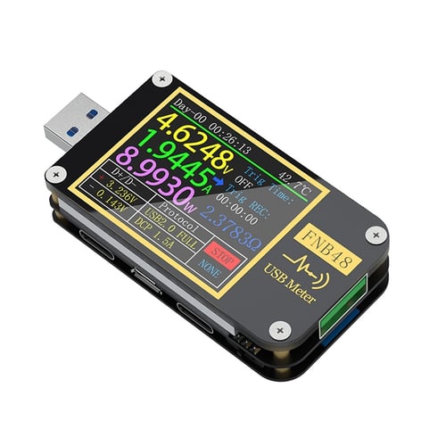 FNB48 PD Trigger USB Tester Voltmeter Current QC4 PD3.0 2.0 PPS Fast Charging 