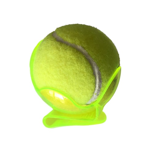Fluorescent Yellow Tennis Ball Clip Training ABS Tennis Ball Waist Clip Holder 
