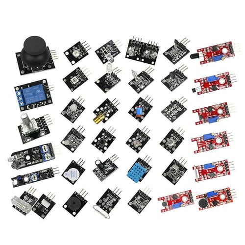 37pcs Sensor Module Kits for Raspberry PI Arduino UNO R3 Mega2560 Mega328 Nano 