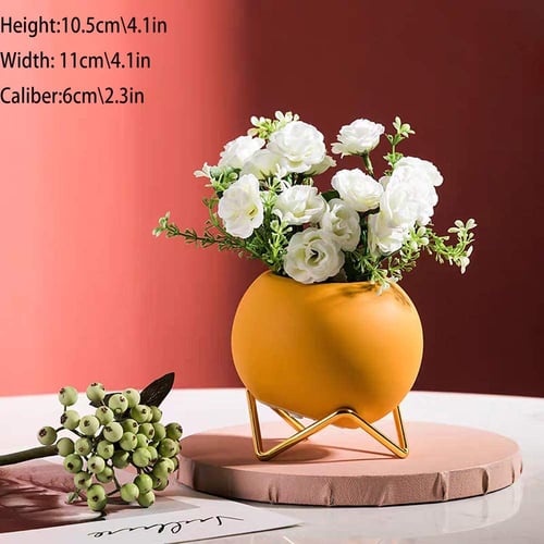 Small Flower Vase Set Of 3 Modern, Small Round Flower Vase