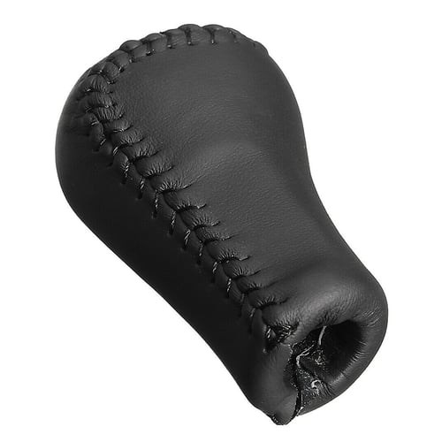 For 5SP Manual Black Stitch Leather Shifter Shift Knob Universal For Sc​ion