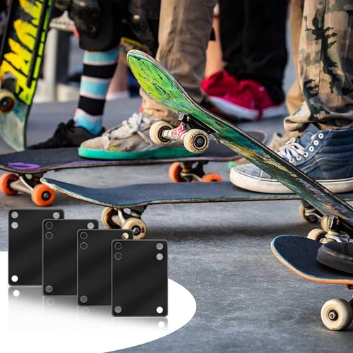 0.12"/3mm Soft Skateboard Truck Riser Shock Pads Longboard Shockpad Tools Part 