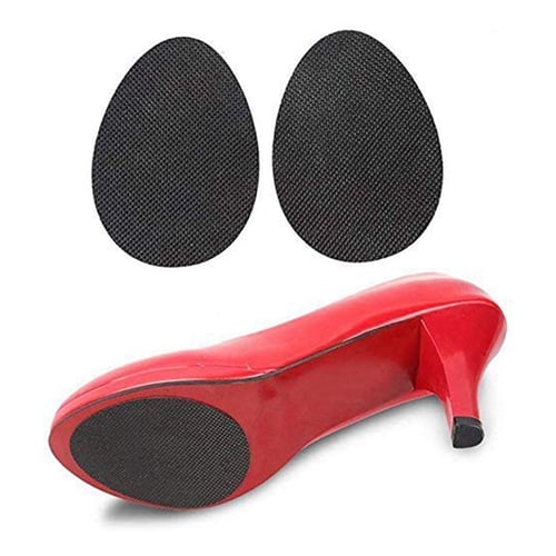 12pcs Self-Adhesive Stick on Shoe Grip Pad Red Heart Non-slip Sole Protector 