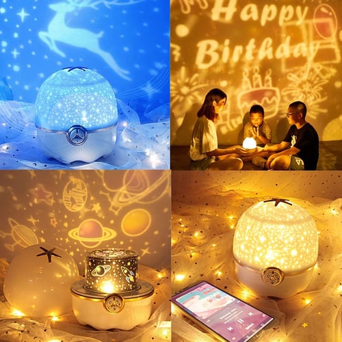 Night Light Projector For Kids Star, Stars Ceiling Projector Baby