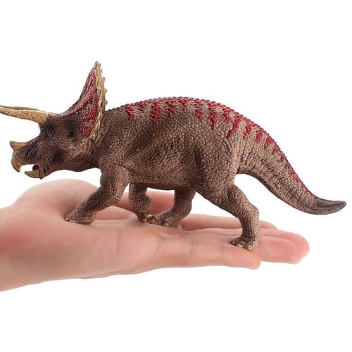 PVC Simulation Archaeology Excavate Triceratops Dinosaur Model Kids Toy Gift 
