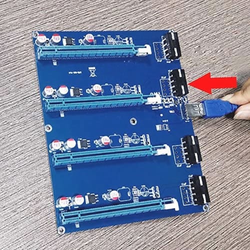 Pci E Expansion Board Kit Pci E X1 To 4 Pci E X16 Slot Graphics Adapter Card For Btc Miner Buy Pci E Expansion Board Kit Pci E X1 To 4 Pci E X16 Slot Graphics Adapter