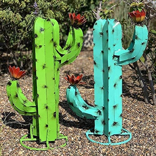 Cactus Sculpture Rustic Hand Painted Diy Mini Metal Saguaro Cactus Ornament Yard Art Sculpture Buy Cactus Sculpture Rustic Hand Painted Diy Mini Metal Saguaro Cactus Ornament Yard Art Sculpture Prices Reviews