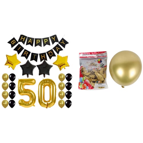 happy birthday balloons 50 Pcs 