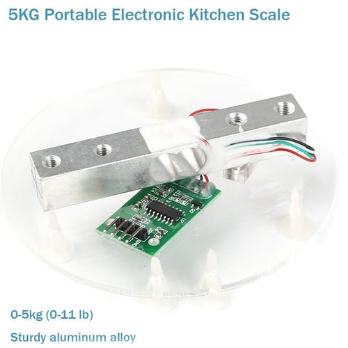 5KG Digital Scale Load Cell Weight Sensor HX711 AD Converter Breakout Module Kit 