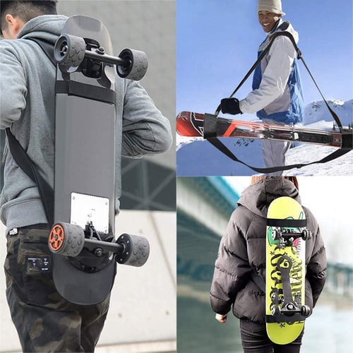 Universal Skateboard Shoulder Strap Carrier Longboard Backpack 