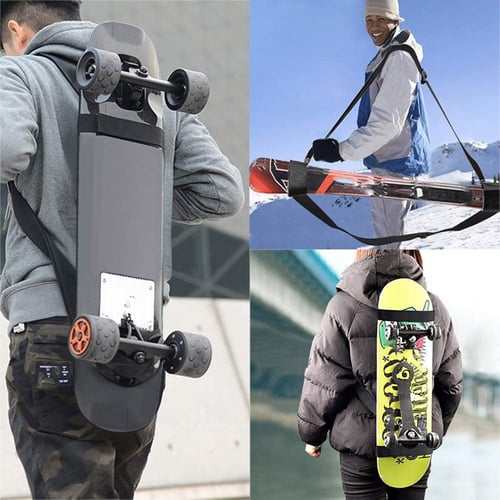 Skateboard Longboard Shoulder Carrier Carry Strap Hook Backpack Portable Holder 