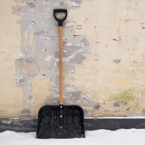 Plastic Scoop Poly D-Grip Handle Lawn Garden Snow Removal Spade Fork Shovel 32mm 