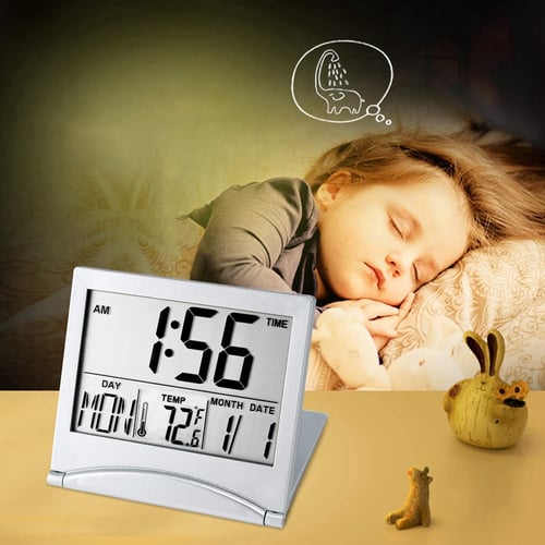 Travel Alarm Clock With Temperature Display Amazadesign