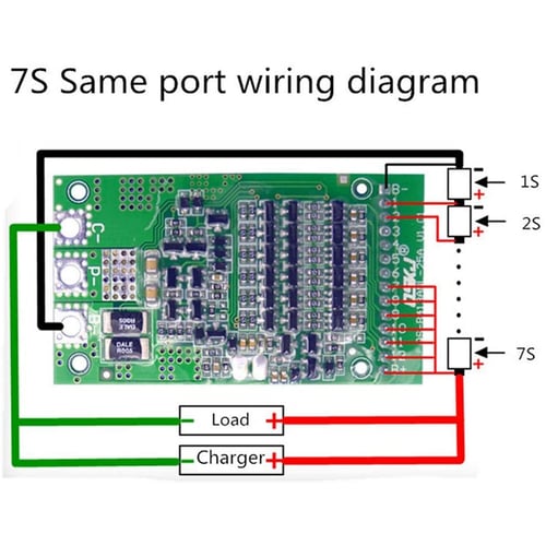 6s 13s 7s 12s 25a Lifepo4 Life 18650, 7s Bms Wiring Diagram