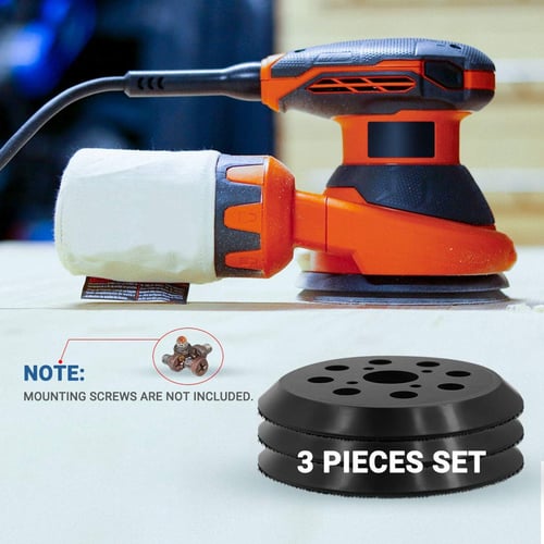 5" 8-Hole Hook and Loop Pad for Ridgid R2600 and R2601 Random Orbit Sander 