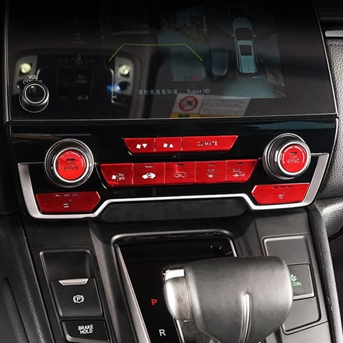 2PC Car Interior UP Air Condition Vent Outlet Cover Trim for 2017-2019 CRV CR-V
