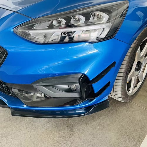 For Ford Focus ST RS 2016-2018 Matte Black Front Bumper Lip Protector Trim 