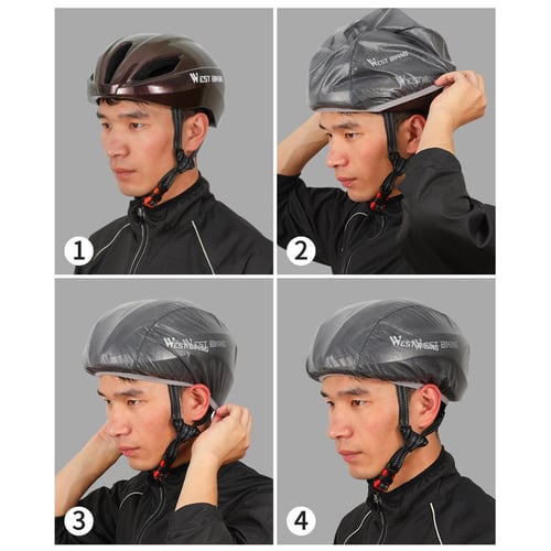 Cycling Helmet Covers Windproof Waterproof  Bicycle Rain Cover Dust-proof 