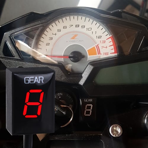 6 Speed Motorcycle LED Gear Indicator for Kawasaki ZX-6R Ninja 250 Z750 VN900