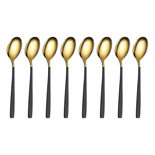 Stainless Steel Teaspoons Small Dessert Spoons Set of 12 5.5 inch