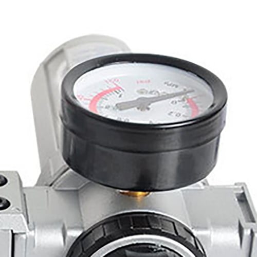 1pcs G1/4'' In line Air Compressor Filter Regulator Gauge Trap Oil Water 1.0MPa 