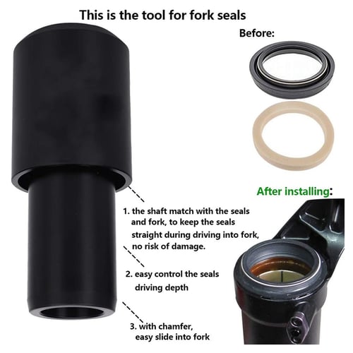 Fork Seal Installation Tool Plastic Black For Fox Rockshox Bicycle Accessories 