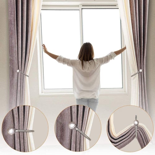 Decorative Curtain Dry Holdbacks Wall Mounted Tieback U Shape Tiebacks