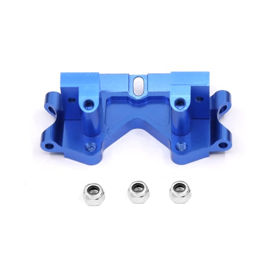 Blue by Atomik Traxxas Rustler 1:10 Alloy Front Lower Bulkhead Replaces 2530 