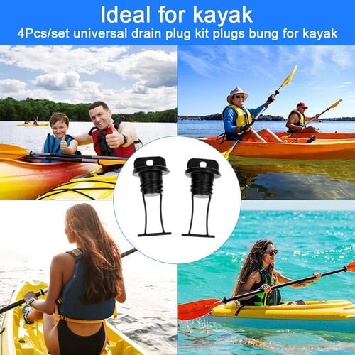 2pcs/set universal drain plug kit plugs bung for dinghy kayak canoes boat IJ 