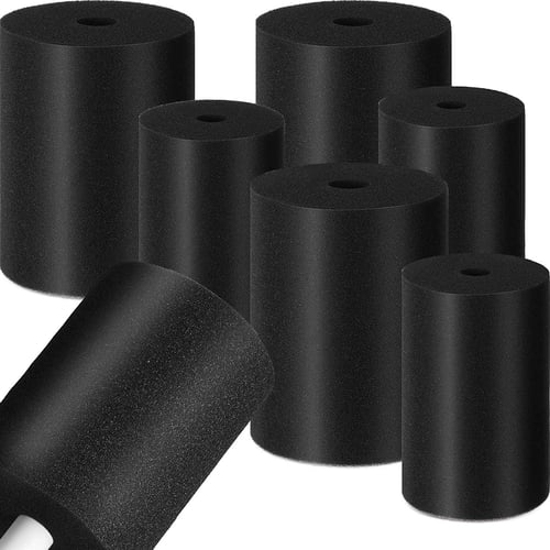 10PCS 5 Size Tumbler Turner Foams Inserts for 3/4 Inch PVC Pipe Tumbler Spinner Foams Fit 40 oz 30 oz 20 oz 10 oz All Tumblers Crafting Cup Turner Foam Sets Black 