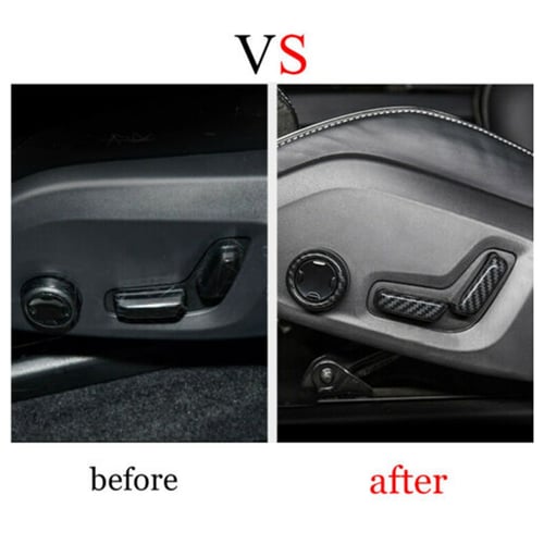 Car Seat Adjusting Switch Knob Panel Cover Decoration Sticker For Volvo Xc60 Xc90 S90 2018 2019 2020 Accessories - 2020 Volvo Xc60 Seat Covers
