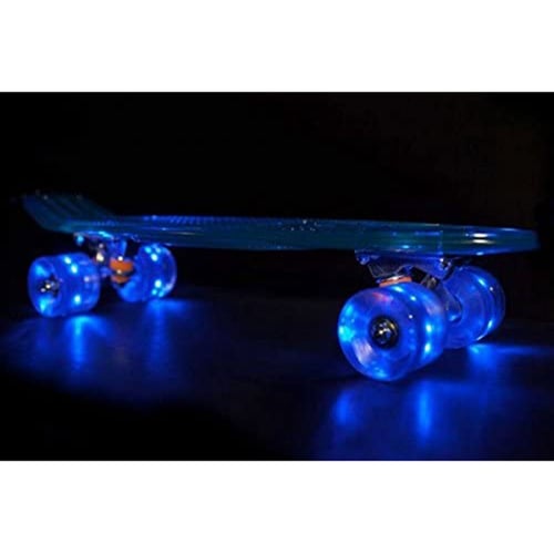 4pcs 60mm Light Up Skateboard Longboard Wheels Flash at Night 78A 