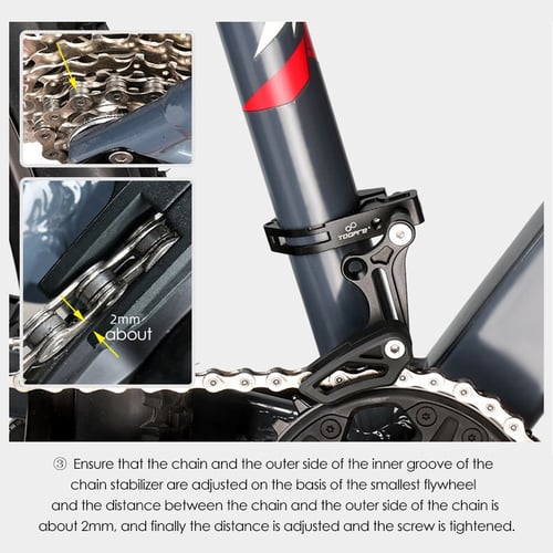Aluminum Alloy Bike Chain Guide Chain Stabilizer Tensioner Bicycle Accessories 