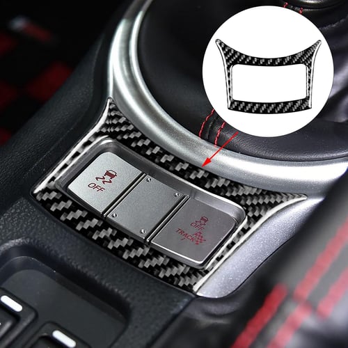 Carbon Fiber For Subaru Brz Toyota 86 Gt86 17 19 Car Center Console Off Button Frame Cover Sticker Interior Buy Carbon Fiber For Subaru Brz Toyota 86 Gt86 17 19 Car Center Console