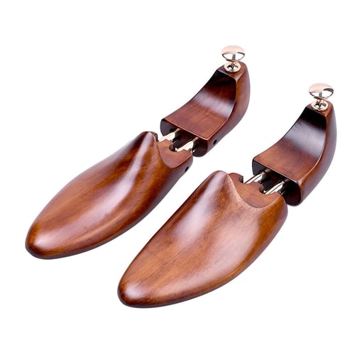 1 Pair Men Women's  Wooden Adjustable 2-Way Shoe Stretcher Tools Size 6-13 