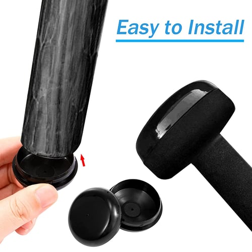 40pcs Wrought Iron Patio Furniture Glides 1 2 Round Outdoor Chair Leg Protection Cover Floor Protectors 40pcs Wrought Iron Patio Furniture, Outdoor Furniture Sliders