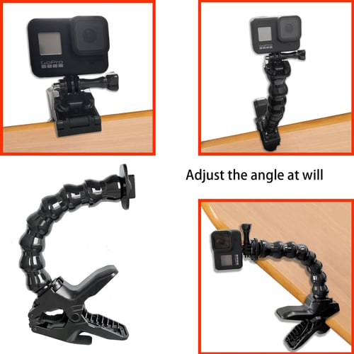 Jaws Flex Clamp Mount With Flexible Adjustable Gooseneck For Gopro Hero 8 7 Action Camera Accessory Buy Jaws Flex Clamp Mount With Flexible Adjustable Gooseneck For Gopro Hero 8 7 Action