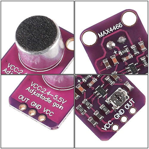 Details about   GY-4466 Microphone amplifier module max4466 adjustable gain for arduino  Flo2 