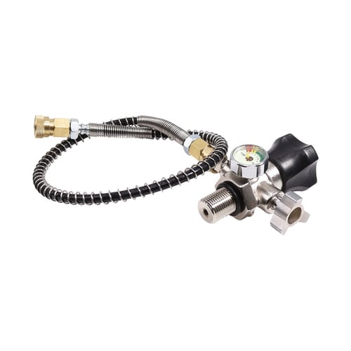 4500psi M18x1.5 Thread Scuba Valve PCP Filling Station Adapter&Hose For Air Tank 