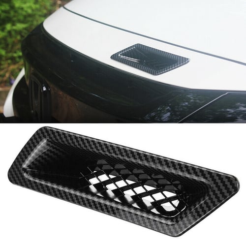 For Honda Civic 16-2021 Gloss Black Front Bumper Air Vent Intake Duct Left Side 