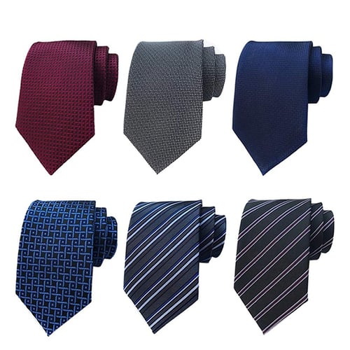 Novlety Lot 5 PCS 3.1" Classic Men's Silk Tie Necktie Neck Ties Wedding Dots